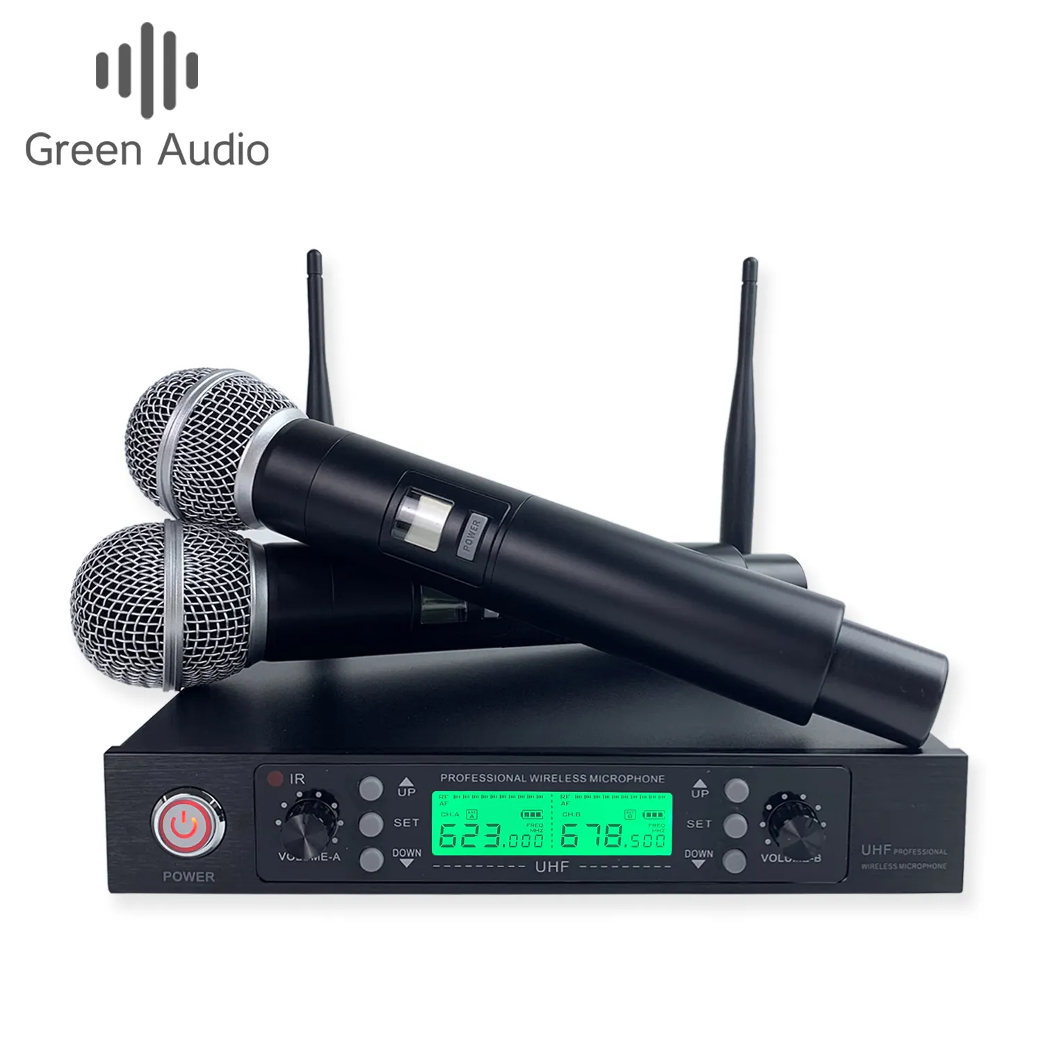 GAW-U2288 UHF một trên hai micro không dây Chuyên nghiệp hộ gia đình hát cầm tay hiệu suất hội nghị khử tiếng ồn
