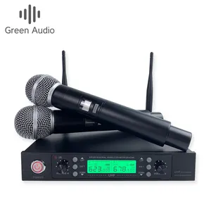 GAW-U2288 UHF One On Two professional wireless microphone Household Singing Handheld Conference Performance noise cancelling