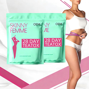 Té Desintoxicante OEM de 28 Días, Té Herbal para Limpiar el Colon y Perder Peso con Jengibre, Menta, Hinojo y Sabor a Frutas - Product Image 4