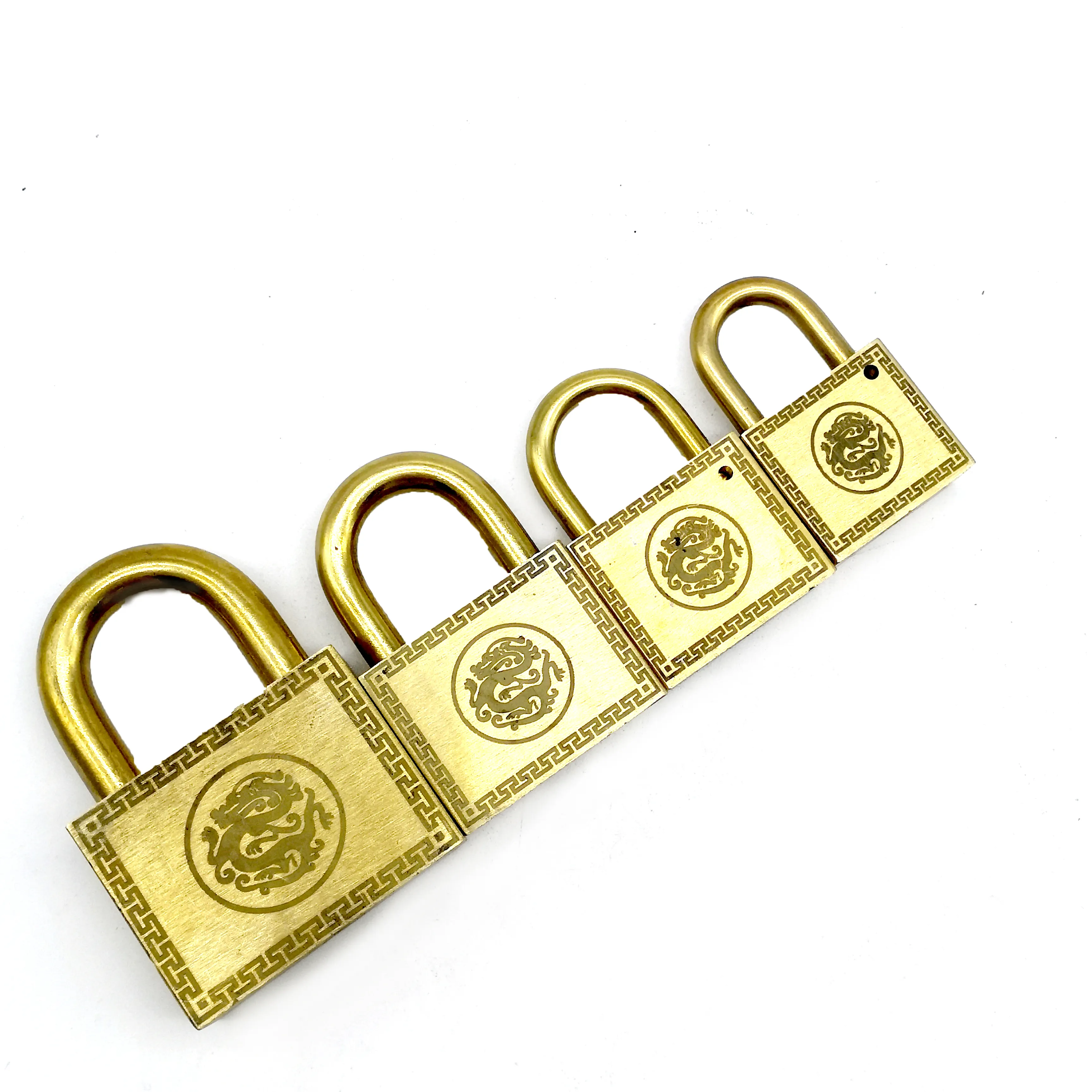 Xu Yuan XY-DL15/31 chinese antique lock double key padlock fancy key lock