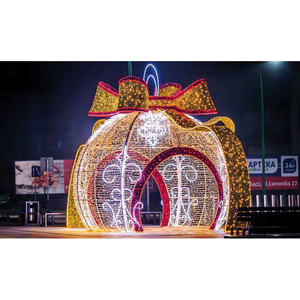 Luces decorativas navideñas LED 3D personalizadas con clasificación IP65 para jardín, parque, zoológico, centro comercial y plaza - Product Image 1