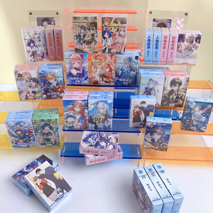 50 pièces/<span class=keywords><strong>ensemble</strong></span> Jujutsu Gojo Demon Slayer Luffy Honkai: Star Rail Frieren Personnage Art Photo Papier Laser Anime Lomo Card - Product Image 1
