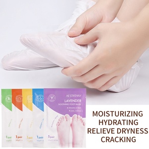 Masque <span class=keywords><strong>pour</strong></span> les pieds AESTHTANY 40g, traitement réparateur hydratant, miel, lavande, noix de coco, rétinol, peptide, beurre de karité, parfum frais <span class=keywords><strong>pour</strong></span> femmes - Product Image 1