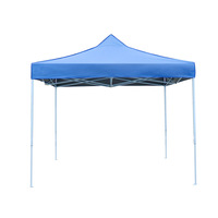 Vente chaude en plein air utilisant 5X5 FT 10 X 10ft couleur pure fête en stock couleur marché commercial auvent couverture gazebo publicité tente