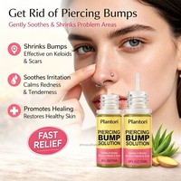 Huile apaisante à la menthe poivrée pour les bosses et cicatrices, marque privée OEM, nettoyant pour les oreilles et le nez, solution pour les bosses chéloïdes et l'élimination des piercings
