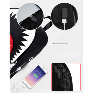Custom High Quality Polyester <b>Mini</b> <b>Backpacks</b> Reflective Waterproof Design Usb Zipper Strap Unisex High School Student <b>Backpack</b> - Product Image 4