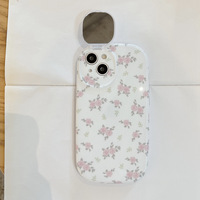 Étui de téléphone de luxe avec miroir de maquillage en diamant pour filles, compatible avec iPhone 13 14 Pro Max 12 11 Pro Max Xr Xs Max 8 7 6s Plus