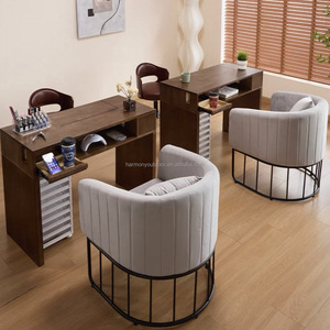 <span class=keywords><strong>Table</strong></span> de <span class=keywords><strong>manucure</strong></span> élégante chic bon marché tiroir grande capacité usine directe bois beauté ongles bureau - Product Image 2