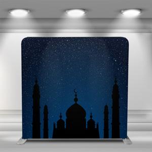 Cabina de fotos móvil, telón de fondo de tela de tensión personalizada, funda de almohada, en forma recta, Popular, 10x8 pies, venta de fábrica - Product Image 5