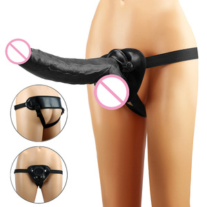 Realistico in PVC giocattolo del sesso anale per adulti Monster <span class=keywords><strong>Dildo</strong></span>-On ventosa artificiale grande e realistico pene morbido <span class=keywords><strong>Dildo</strong></span> enorme per - Product Image 2