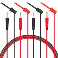 JIALUN Heavy Duty 1000V 20A Multimeter Test Pen High Voltmeter Silicone Insulated Copper Conductor Combination Shielding 1-core