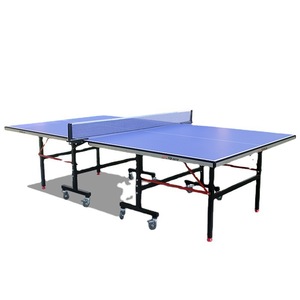 Table de ping-pong Double Fish 201V 280x152.5x76 cm pliable avec roulettes pour usage intérieur et extérieur - Product Image 5