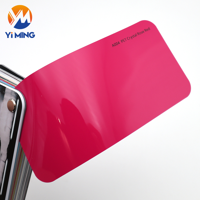 Rose de cristal rouge