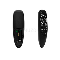Universal G10S Pro Retroiluminación BT 2,4G Mini Control remoto inteligente por voz Airmouse Controles Fly Air Mouse para Google Android Tv Box