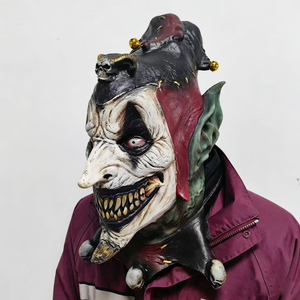 Masque de Clown Maléfique de Haute Qualité, Masque en Latex de Joker Diable pour Halloween, Accessoire de Déguisement pour Fête Costumée, Masque d'Horreur pour Halloween - Product Image 3