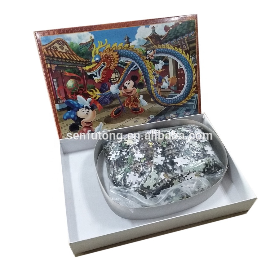 1000 шт. цветной печати головоломки