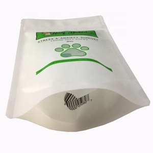 Doypack-Bolsa de impresión digital con sello térmico a prueba de olores, embalaje flexible y personalizable, con ventana para perros - Product Image 5