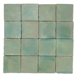 Mosaico in piastrelle Chroma Aquamarine 10x10 per uso a parete e pavimento - Product Image 1