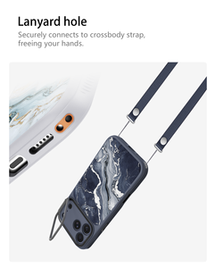 เคสโทรศัพท์ <span class=keywords><strong>iPhone</strong></span> 17 18 รุ่นปี 2026 หรูหรา พร้อมแผงกระจกนิรภัยเคลือบเงิน ตัวยึดกล้องโลหะ ปุ่มโลหะ แม่เหล็ก และช่องสำหรับสายคล้อง - Product Image 2
