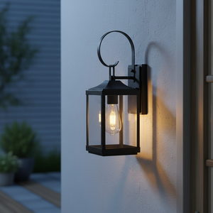 Lámpara de Pared <span class=keywords><strong>Exterior</strong></span> Vintage de 18 Pulgadas, Cuadrada, para Jardín, 1 Luz, Impermeable IP44, 3000K, Estilo <span class=keywords><strong>Farol</strong></span> - Product Image 4