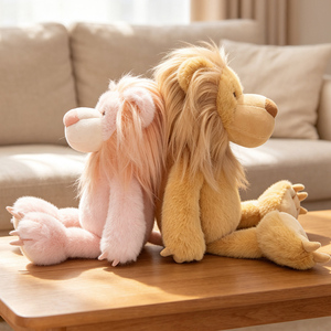 Peluche <span class=keywords><strong>Leone</strong></span> Personalizzato Super Morbido Ricamato per Bambini, Regalo Carino per Compleanno e San Valentino per Ragazzi e Ragazze, Antistress - Product Image 6