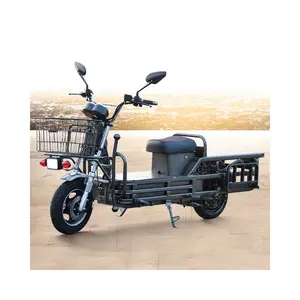 Wholesale Two Wheel Front And Back Shelves For Delivery Box Fast Food Pizza Electric Delivery Scooter With Pedal Assist