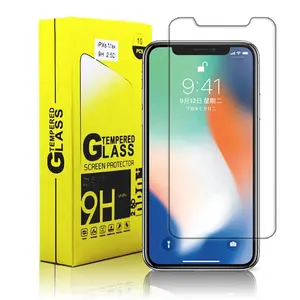 Vetro temperato 2.5d 9H per <span class=keywords><strong>iPhone</strong></span> 11 12 13 14 pro max XS XR XS max 6 <span class=keywords><strong>7</strong></span> 8 plus <span class=keywords><strong>protezione</strong></span> dello <span class=keywords><strong>schermo</strong></span> con imballaggio al dettaglio - Product Image 1