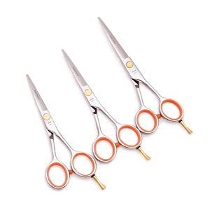 Forbici del barbiere 4.5 "5" 5.5 "AQIABI Giappone Acciaio Inox Personalizza Capelli di Taglio Forbici di Parrucchiere Diradamento Forbici Del Barbiere Negozio a1017 - Product Image 6