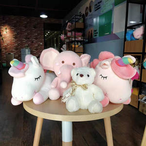 2020 Venta caliente unicornio y elefante pequeño bebé y oso de peluche de juguete de regalo de San Valentín personalizado - Product Image 2