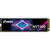SSD interne de jeu BIWIN NV7400 1 To M.2 PCIe 4.0 x4 NVMe 2.0, 7450 Mo/s en lecture, 6500 Mo/s en écriture, TLC NAND