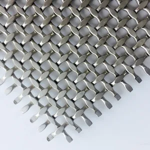 Industry Supplier Stainless Steel Woven Wire Mesh Durable Sturdy Metal Mesh Sheet For Wall Cabinets