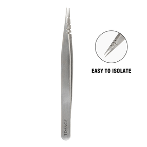 <span class=keywords><strong>Pinzas</strong></span> de Aislamiento <span class=keywords><strong>para</strong></span> Extensiones de Pestañas de Acero Inoxidable de Primera Calidad, con Logotipo Personalizado, Venta al Por Mayor - Product Image 2
