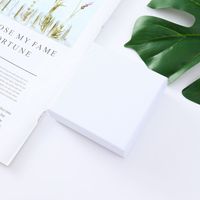 Boîtes cadeaux en papier de luxe blanc nacré en deux parties, vente en gros directe d'usine, emballages pour bijoux, cartons d'emballage pour ornements