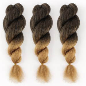 Orientfashion Capelli Sintetici Vixen Crochet 26 Pollici 65g, Trecce Afro <span class=keywords><strong>Kinky</strong></span> Lisce Pre-Intrecciate per Donne - Product Image 5