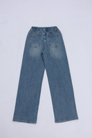 Jeans pour femmes grande taille de haute qualité avec décoration en strass, design personnalisé, anti-décoloration, imperméables, amples et extensibles, bleus