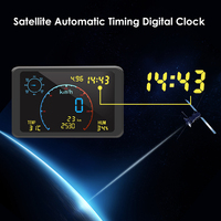 VJOY Komputer Mobil Multifungsi dan Alarm HUD GPS Speedometer Digital dengan Chip Ganda GPS+BDS untuk Semua Mobil