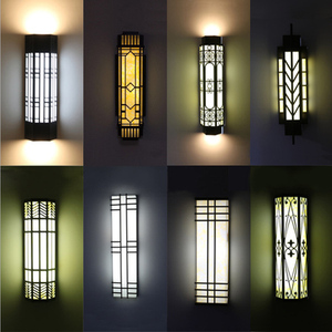 Lampe murale extérieure traditionnelle LED en alliage d'aluminium, étanche, blanc chaud 3500K, angle de faisceau de 20 degrés, garantie 10 ans, IRC 80 - Product Image 3