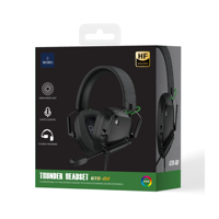 Casque de jeu WiWU7.1 de style bandeau, design ergonomique, microphone omnidirectionnel, réduction active du bruit, compatible PS4 DJ