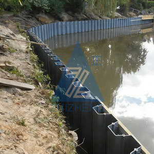 Fabrik-Bestpreis PVC-Pfahlplatten für Flussufer-Schutz, Kunststoff-PVC-Seewandpaneele, Kunststoff-Stahlpfahlpreis, Vinyl-Spundwände - Product Image 4