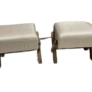 <span class=keywords><strong>Petit</strong></span> tabouret <span class=keywords><strong>en</strong></span> <span class=keywords><strong>bois</strong></span> massif Coussin doux Tabouret de canapé Design carré <span class=keywords><strong>Banc</strong></span> d'<span class=keywords><strong>entrée</strong></span> de maison Tabouret bas pour le salon - Product Image 5