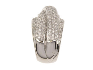 Unique modern natural diamond moissanite ring suitable for ladies <b>gold</b> <b>and</b> silver material suitable for <b>birthdays</b> from India - Product Image 4