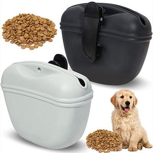 Custom OEM Silicone Treat Bag Leak-Proof Pouch Hands-Free Pet Snack Dispenser Washable <b>Dog</b> Training Gear Wholesale - Product Image 1