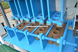 <span class=keywords><strong>DF</strong></span> DF4-10 Heavy Duty Inter lock Block Form maschine mit hydraulischem Druck Automatische Ton & Boden Ziegel Produktions linie - Product Image 4