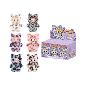 Caja de Exhibición de Peluches de Gato con Estampado de Leopardo <span class=keywords><strong>SAMUEL</strong></span> 100% Oficial y Licenciado - 6 Cajas Sorpresa por Caja - para Regalos/colección - Product Image 1