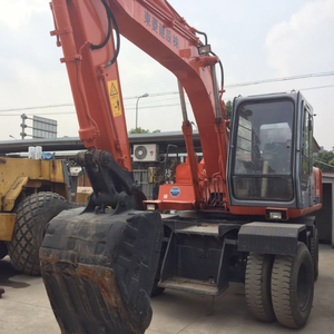 EX100WD-3 Hitachi d'occasion en gros machine de construction d'excavatrices sur pneus d'occasion à vendre - Product Image 1