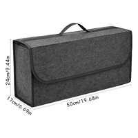 Sac de rangement pour voiture Boîte de rangement en tissu feutre Boîte de rangement pour bagages Sacs multi-poches Sacs de rangement Accessoires de voiture