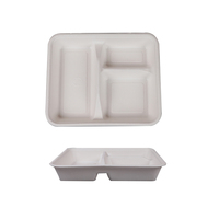 Canne à sucre assiette ovale écologique ou assiette de service assiettes biodégradables écologique usine vente en gros boîte à déjeuner dégradable