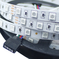 Daleopto dongguan lampu Strip Led tahan panas warna tunggal putih 300 Led SMD 5050 DC 12V fleksibel tahan air IP65