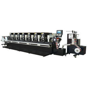 Machine d'impression intermitteuse rouleau à rouleau YASKAWA Servo pour impression flexographique UV 4-6 couleurs, étiquettes de vin autocollantes à feuille froide - Product Image 5