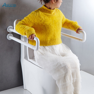 Main courante de <span class=keywords><strong>toilette</strong></span> bidirectionnelle en acier inoxydable en forme de U barre d'appui de <span class=keywords><strong>toilette</strong></span> <span class=keywords><strong>pour</strong></span> handicapés main courante de sécurité murale accessoires de salle de bain - Product Image 2